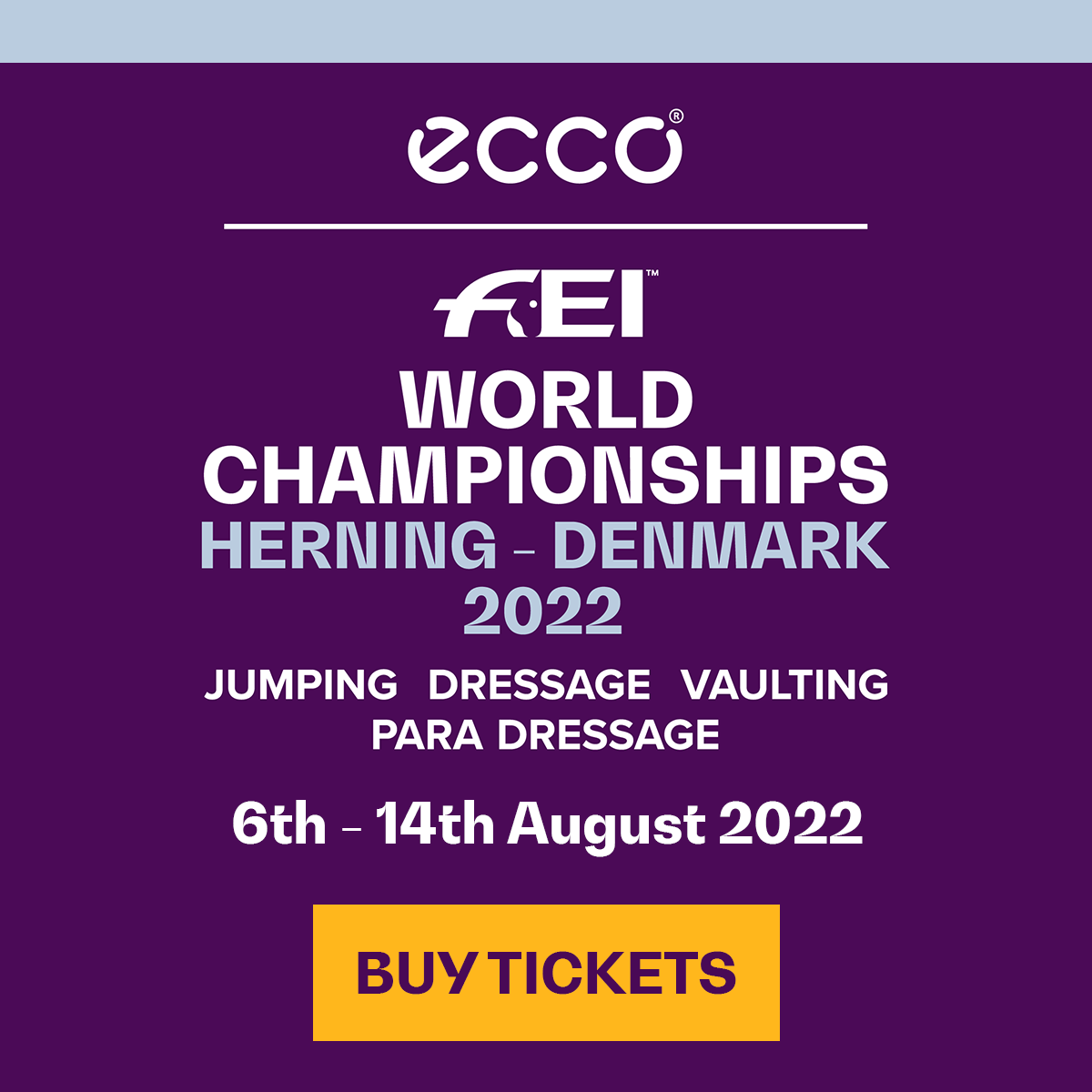 ECCO FEI World Championships Herning